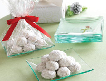 Pampered Chef Snowman Plates